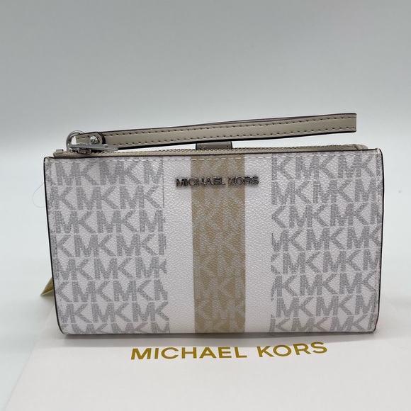 Michael Kors Large Double Zip Wallet Wristlet - Picture 1 of 7